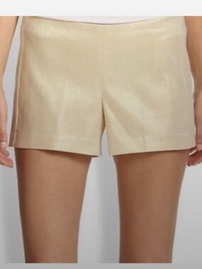 Lilly Pulitzer Gold Metallic Liza Shorts